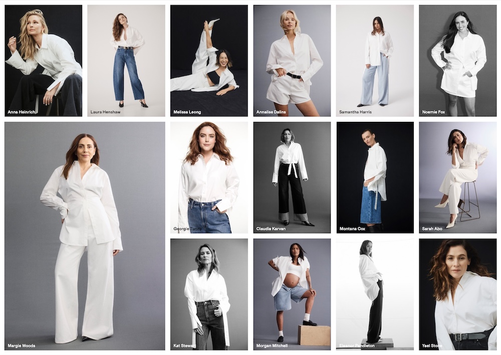 Influential Australian icons front Witchery and Ovarian Cancer Research Foundation’s 17th Annual White Shirt Campaign via Smile Agency